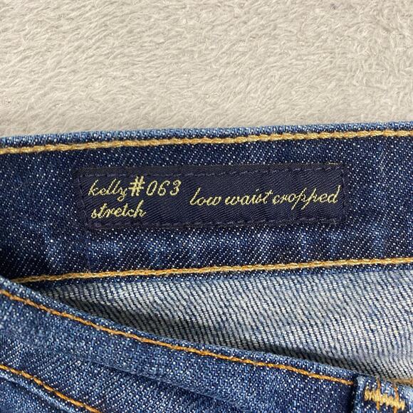 Citizens Of Humanity Jeans Womens 28 Blue Kelly 063‎ Low Waist Cropped Denim - Picture 2 of 11